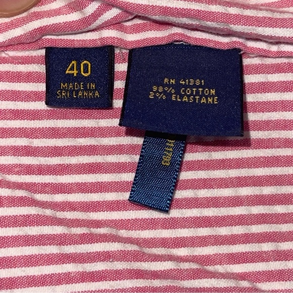 Polo Ralph Lauren Pink Seersucker Shorts Size 40” Stretch Straight Fit Men’s - Picture 3 of 7
